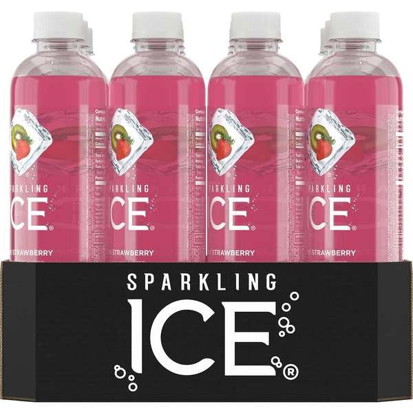 Sparkling Ice Sparkling Ice Kiwi Strawberry Sparkling Water 17 oz. Bottle, PK12 FG00018